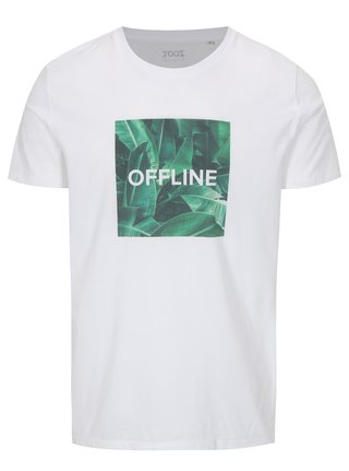 Tricou barbatesc alb ZOOT Original Offline