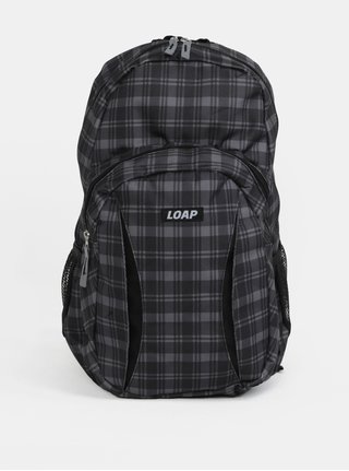 Sivo-čierny vzorovaný batoh LOAP Asso 20 l