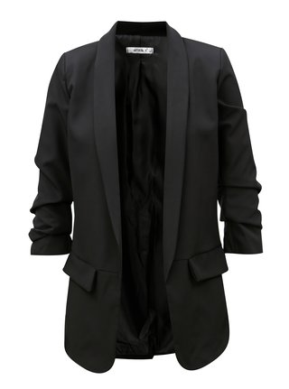 Sacou negru cu maneci 3/4 Haily´s Livia
