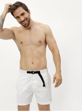 Bílé pánské plavky Calvin Klein Underwear
