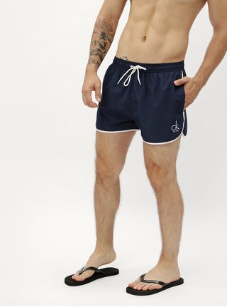 Tmavě modré pánské plavky Calvin Klein Underwear