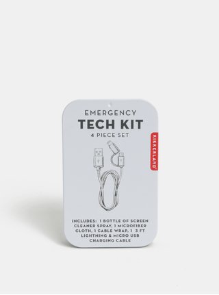 Bílá krabička technické sady Kikkerland