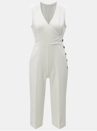 Salopeta alba cu nasturi Miss Selfridge Petites