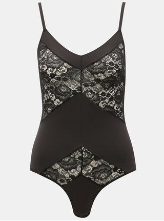 Body negru cu dantela ICÔNE