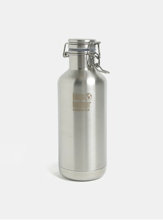 Nerezová termofľaša v striebornej farbe Klean KanteenInsulated Growler 946 ml