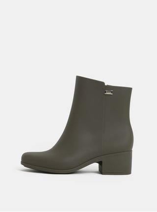 Ghete kaki cu toc mic Zaxy Close Boot