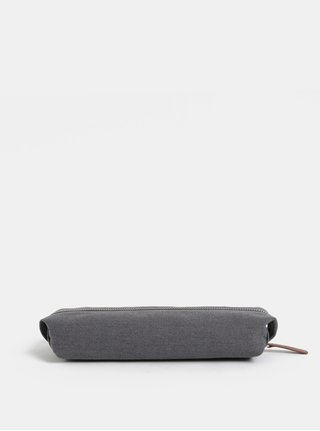 Šedý penál s koženými detaily Bellroy