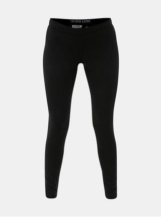 Čierne dámske legíny s potlačou Nike Logo