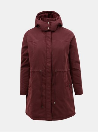 Geaca parka bordo de iarna Zizzi Vicki