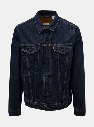 Tmavomodrá pánska rifľová bunda Levi's® Barrow