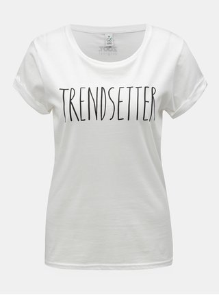 Tricou de dama alb cu imprimeu ZOOT Original Trendsetter