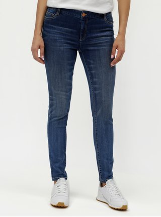 Tmavě modré slim fit džíny s vyšisovaným efektem Nautica