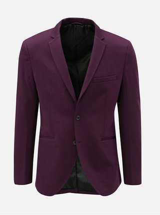 Fialové oblekové sako Jack & Jones Steven