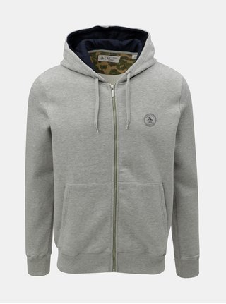 Hanorac gri deschis melanj Original Penguin