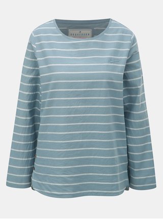 Tricou albastru deschis in dungi de dama Brakeburn