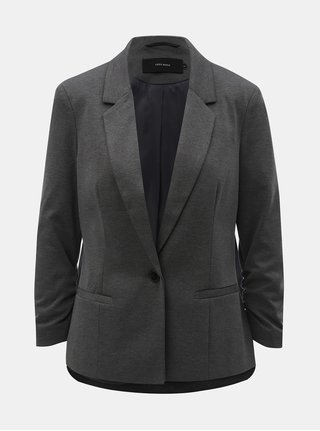 Sacou formal gri cu maneci 3/4 VERO MODA Jana