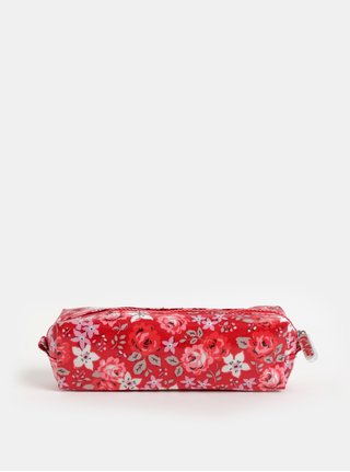 Červený holčičí květovaný penál Cath Kidston
