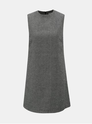 Rochie gri fara maneci cu model Apricot