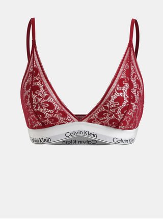 Bustiera rosie din dantela Calvin Klein