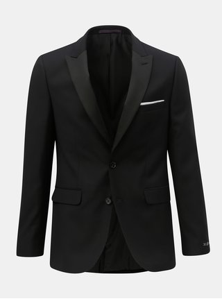 Sacou formal negru slim fit Burton Menswear London