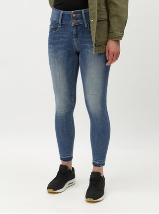 Modré skrátené skinny rifle ONLY Anna