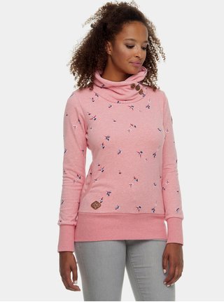 Bluza sport roz de dama cu motiv Ragwear Angel