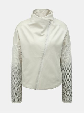 Krémová dámská síťovaná mikina adidas Performance