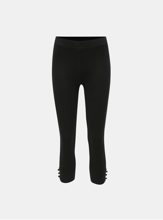 Černé zkrácené legíny M&Co