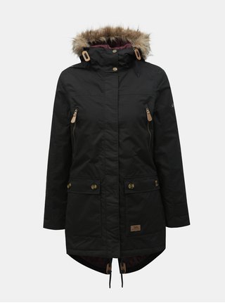 Černá zimní voděodolná parka M&Co