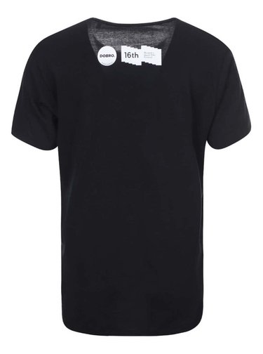 "Dobré" čierne unisex tričko s potlačou pre Mezipatra