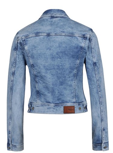 Světle modrá dámská džínová bunda Pepe Jeans Mikas