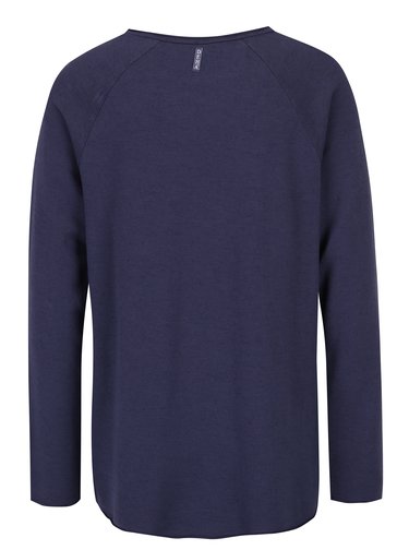 Bluza albastra cu volane delicate - DEHA