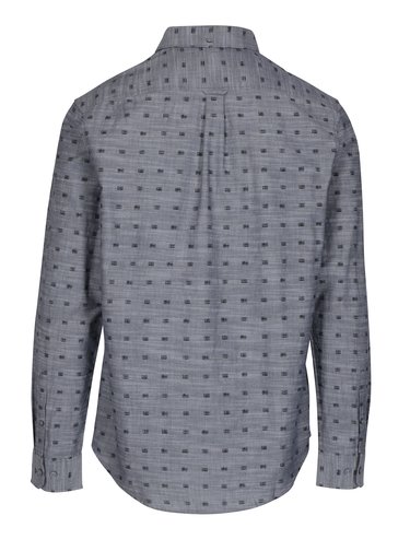 Šedá vzorovaná košile s náprsní kapsou Original Penguin Cassette