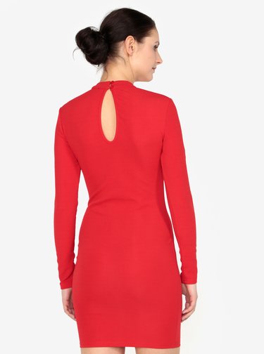 Rochie rosie cu decupaje AX Paris