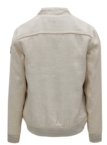 Jacheta bomber barbatesca bej melanj din in Garcia Jeans