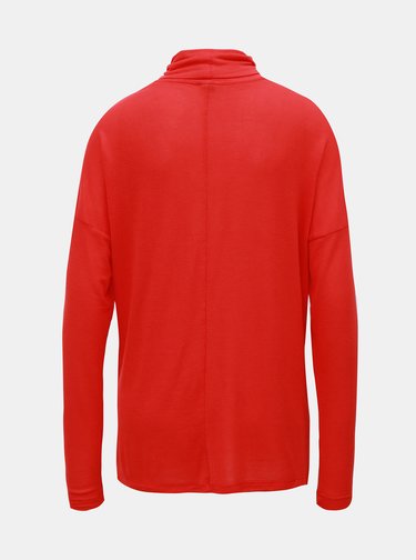 Červený basic rolák VERO MODA Peja