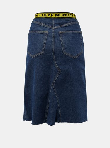 Fusta albastra din denim Cheap Monday