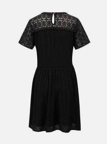 Rochie neagra cu dantela Superdry