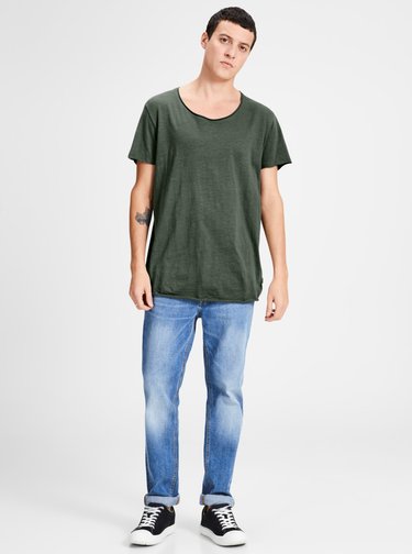 Tricou kaki Jack & Jones Bas