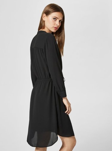 Černé šaty Selected Femme Damina