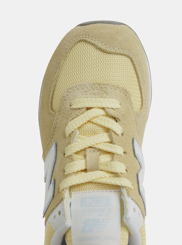 Žluté dámské semišové tenisky New Balance 574