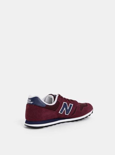 Pantofi sport barbatesti bordo din piele intoarsa New Balance 373