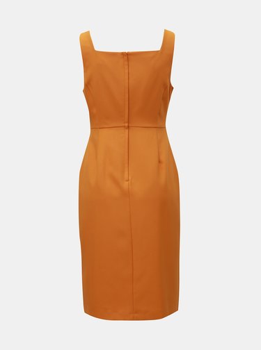 Rochie mulata oranj cu bretele Dorothy Perkins Petite