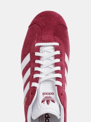 Adidasi barbatesti bordo din piele intoarsa adidas Originals Gazelle