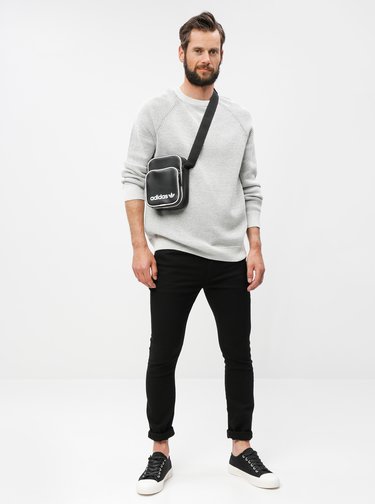 Geanta neagra peste umar adidas Originals Mini Vintage