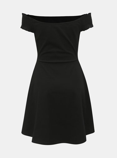 Rochie neagra cu decolteu pe umeri Dorothy Perkins Petite