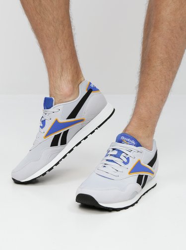Svetlosivé pánske tenisky s detailmi v semišovej úprave Reebok Classic Rapide