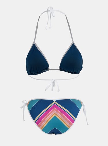 Costum de baie din 2 piese albastru de dama cu model Rip Curl