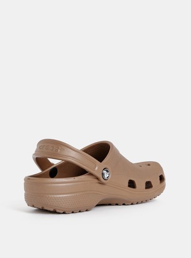 Hnedé šľapky Crocs Classic