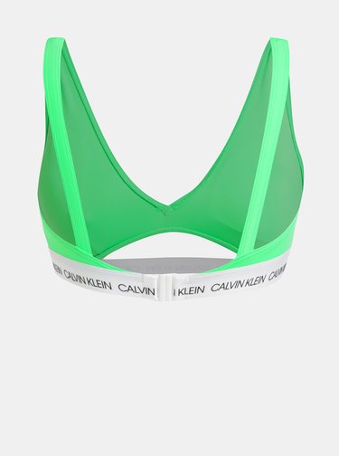 Zelený horní díl plavek Calvin Klein Underwear